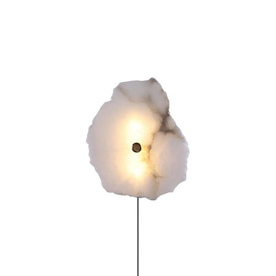 Nivarelia Alabaster Plug-in Wall Lamp