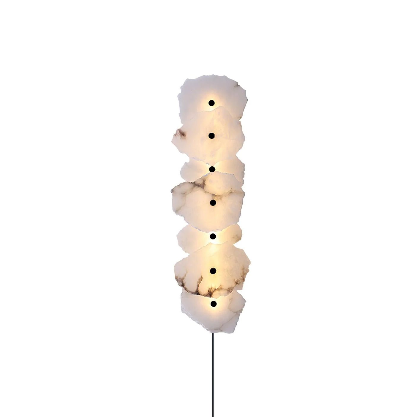 Nivarelia Alabaster Plug-in Wall Lamp