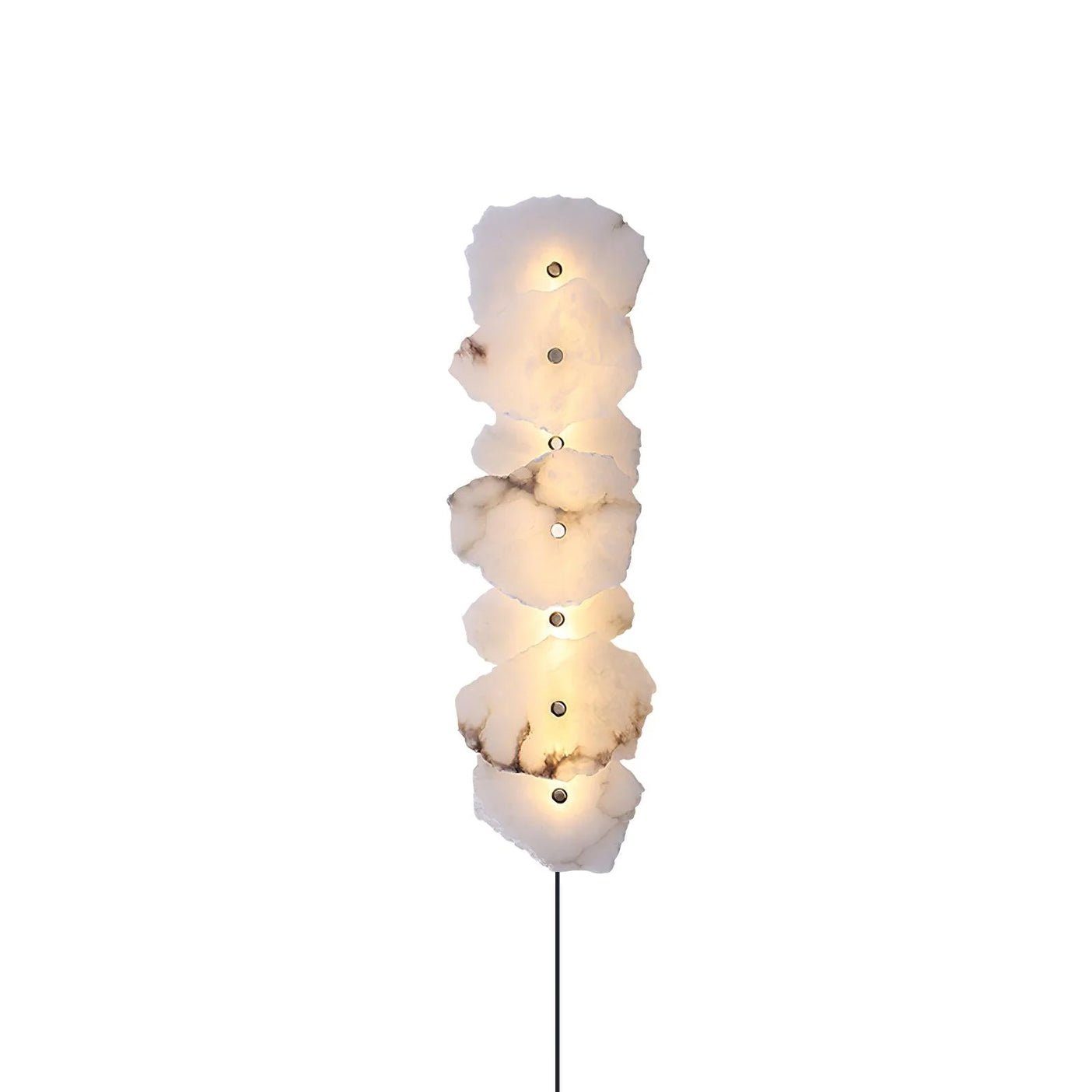 Nivarelia Alabaster Plug-in Wall Lamp