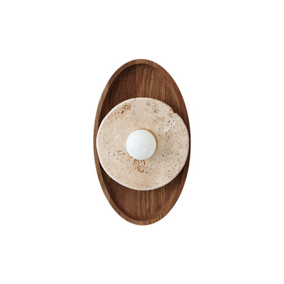 Lumenhart Travertine Wall Sconce