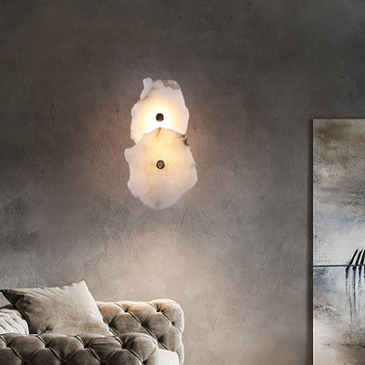 Elmsborne Alabaster Indoor Wall Light