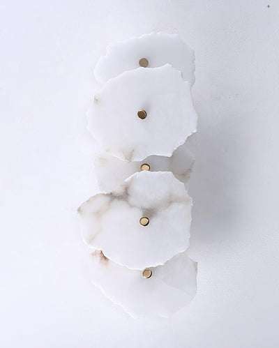 Alaeila Floral Cluster Alabaster Wall Light - Neutral Decor