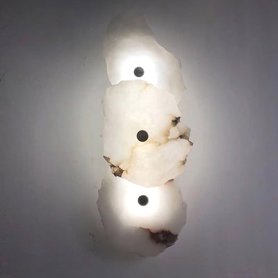 Alaeila Floral Cluster Alabaster Wall Light - Neutral Decor