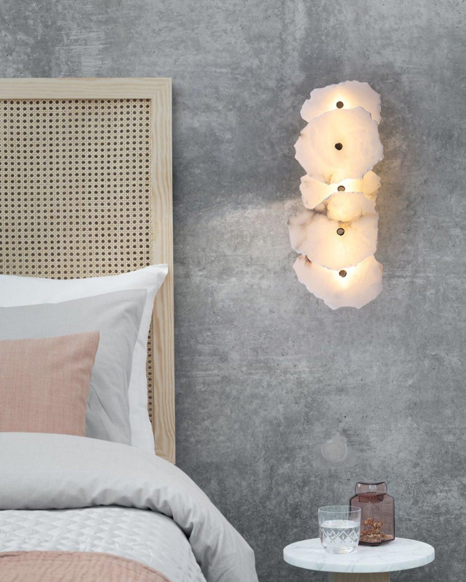 Elmsborne Alabaster Indoor Wall Light