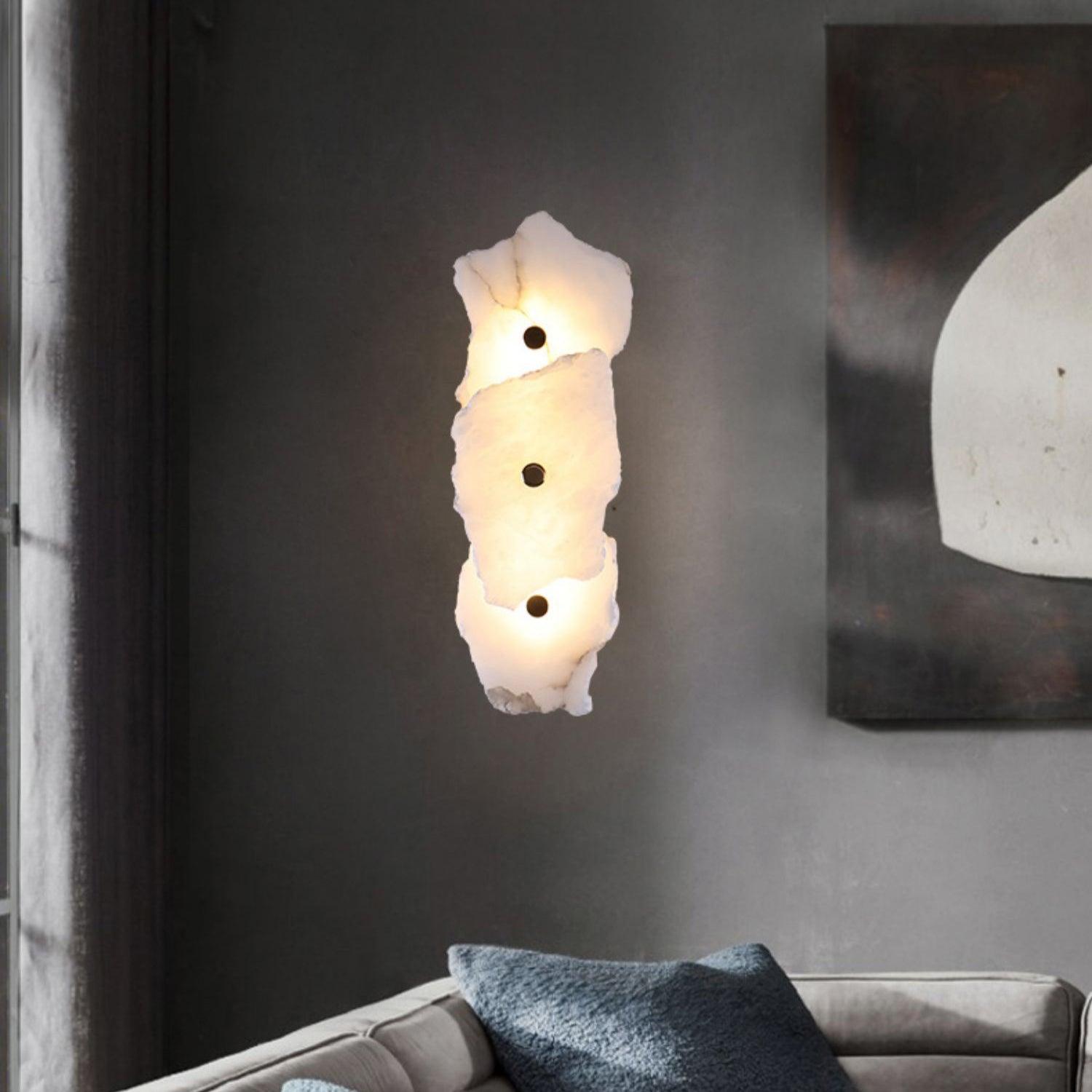 Elmsborne Alabaster Indoor Wall Light