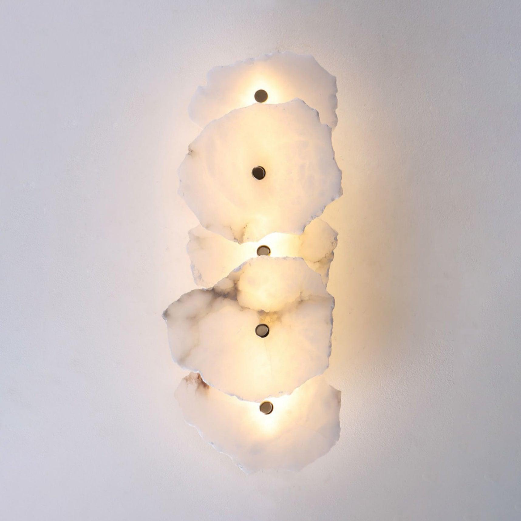Elmsborne Alabaster Indoor Wall Light