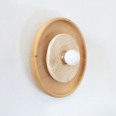 Lumenhart Travertine Wall Sconce