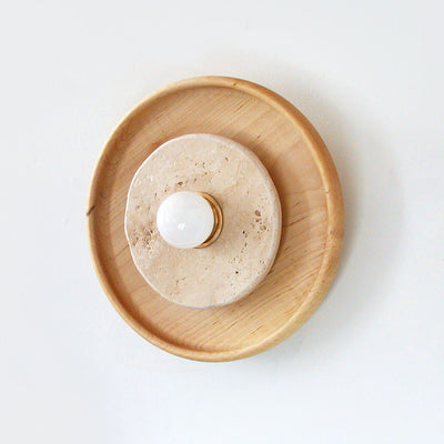 Lumenhart Travertine Wall Sconce