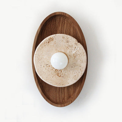 Lumenhart Travertine Wall Sconce