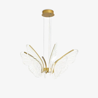 Zorvi Chandelier Butterfly Wing Crystal