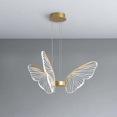Zorvi Chandelier Butterfly Wing Crystal