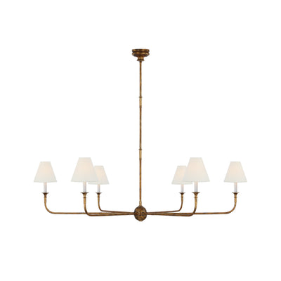Arthaila Vintage Industrial Grande Fabric Chandelier - Neutral Decor