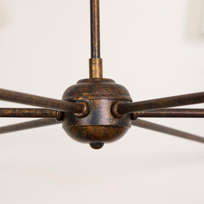 Arthaila Vintage Industrial Grande Fabric Chandelier - Neutral Decor