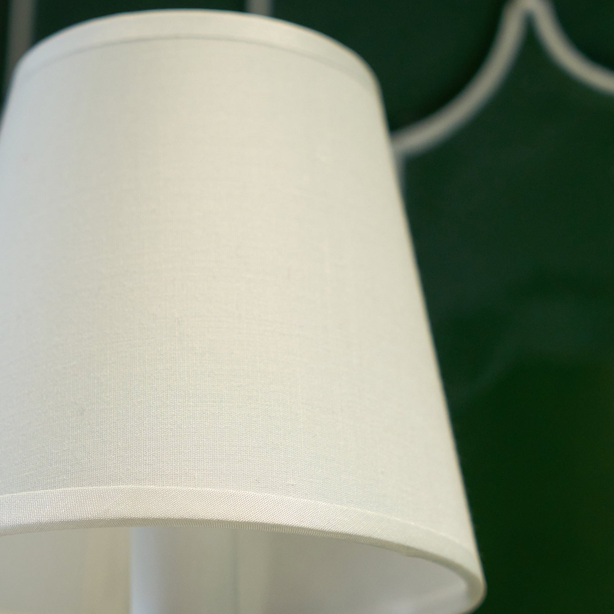 Silva Vintage Wall Lamp Fabric  Black/White/Brass  Arm