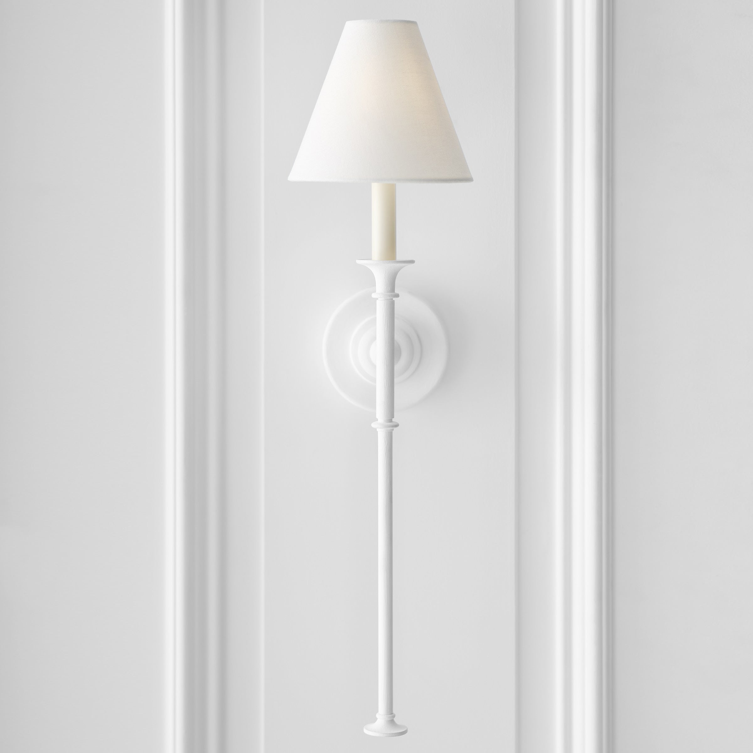 Cygnus Modern Minimalist Traditional Black Fabric Wall Lamp - Neutral Decor