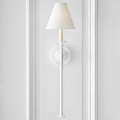 Cygnus Modern Minimalist Traditional Black Fabric Wall Lamp - Neutral Decor