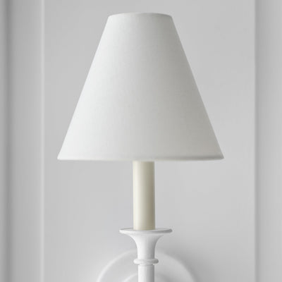 Cygnus Modern Minimalist Traditional Black Fabric Wall Lamp - Neutral Decor