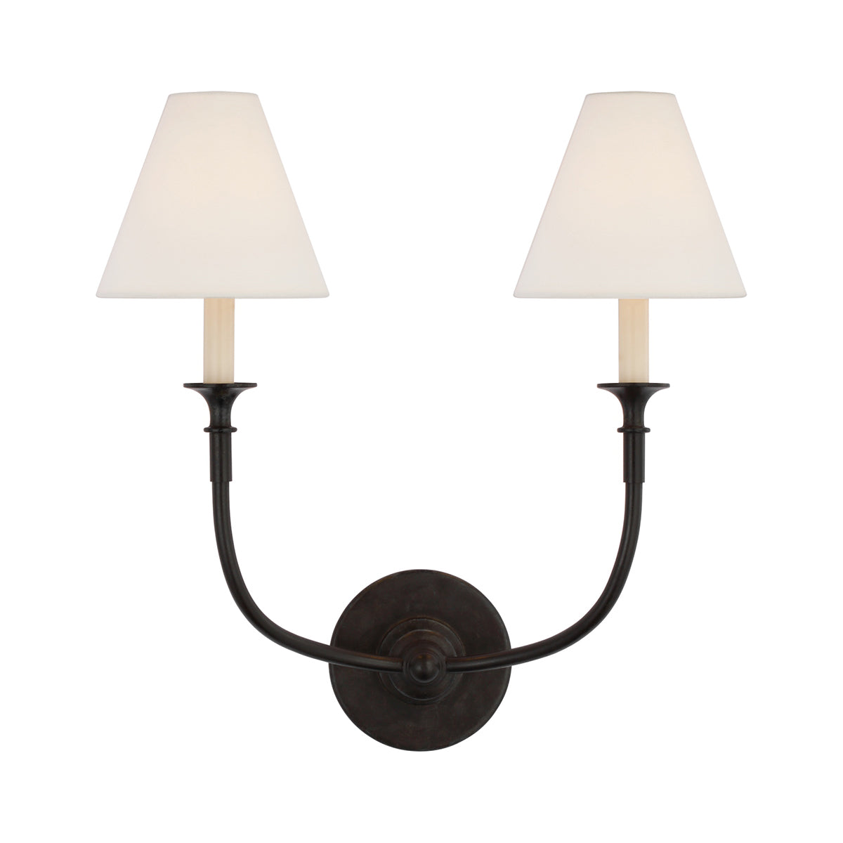 Cygnus Modern Minimalist Traditional Black Fabric Wall Lamp - Neutral Decor