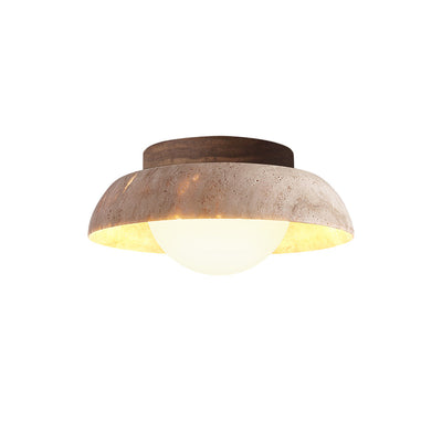 Cuvela Travertine Ceiling Lamp