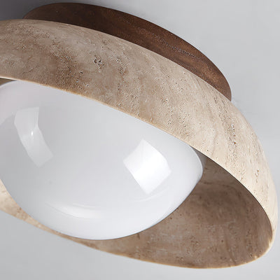 Cuvela Travertine Ceiling Lamp