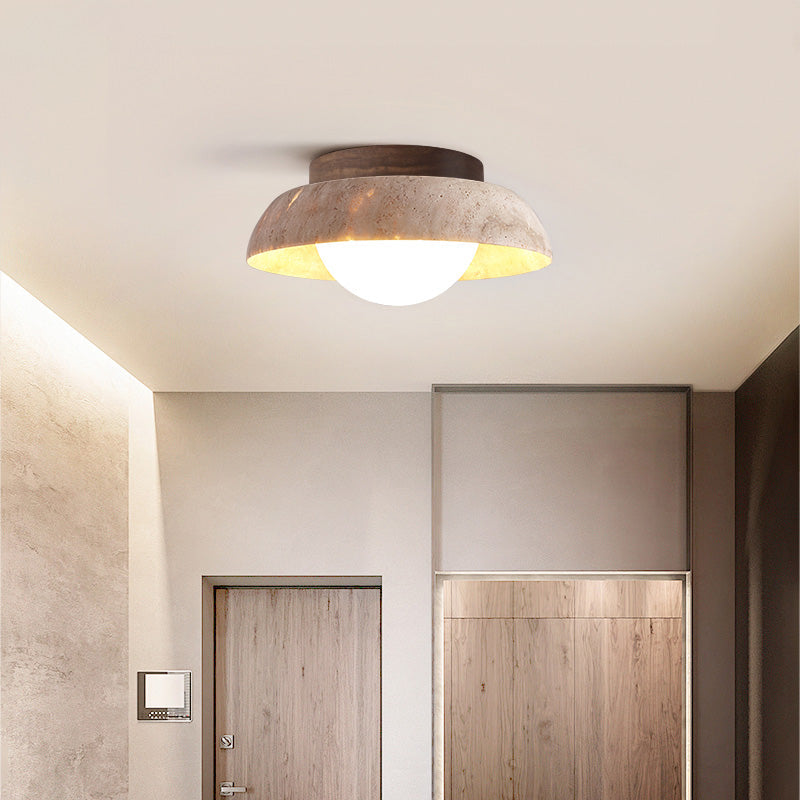 Cuvela Travertine Ceiling Lamp