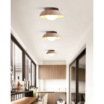 Cuvela Travertine Ceiling Lamp