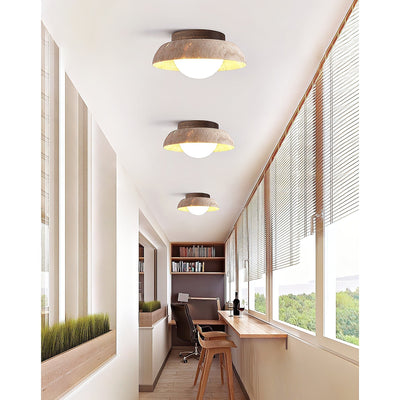 Cuvela Travertine Ceiling Lamp