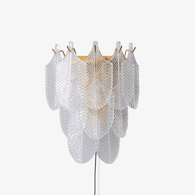 Celoaine Wall Sconce Brass Murano Glass