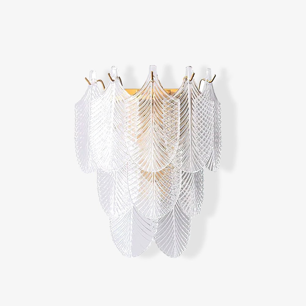 Celoaine Wall Sconce Brass Murano Glass