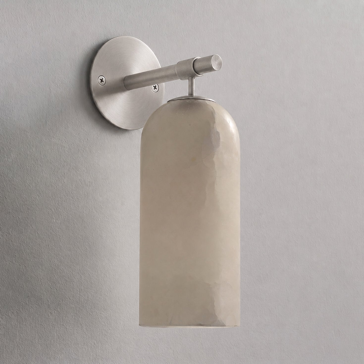 Delaborne Pillar Alabaster Indoor Wall Light