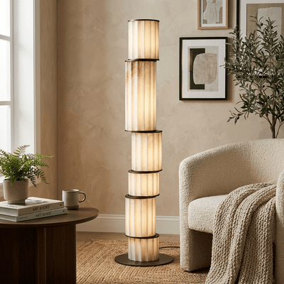Eirirena Alabaster Floor Lamp