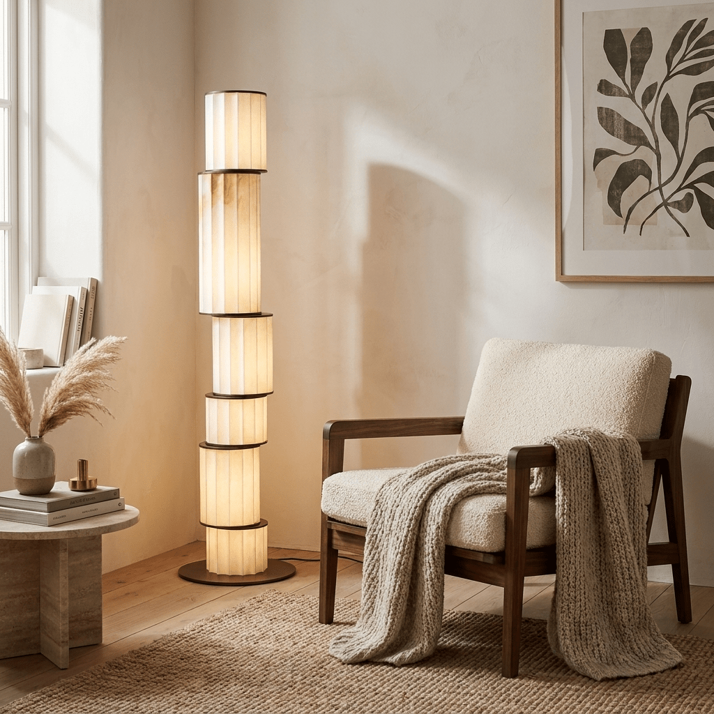 Eirirena Alabaster Floor Lamp