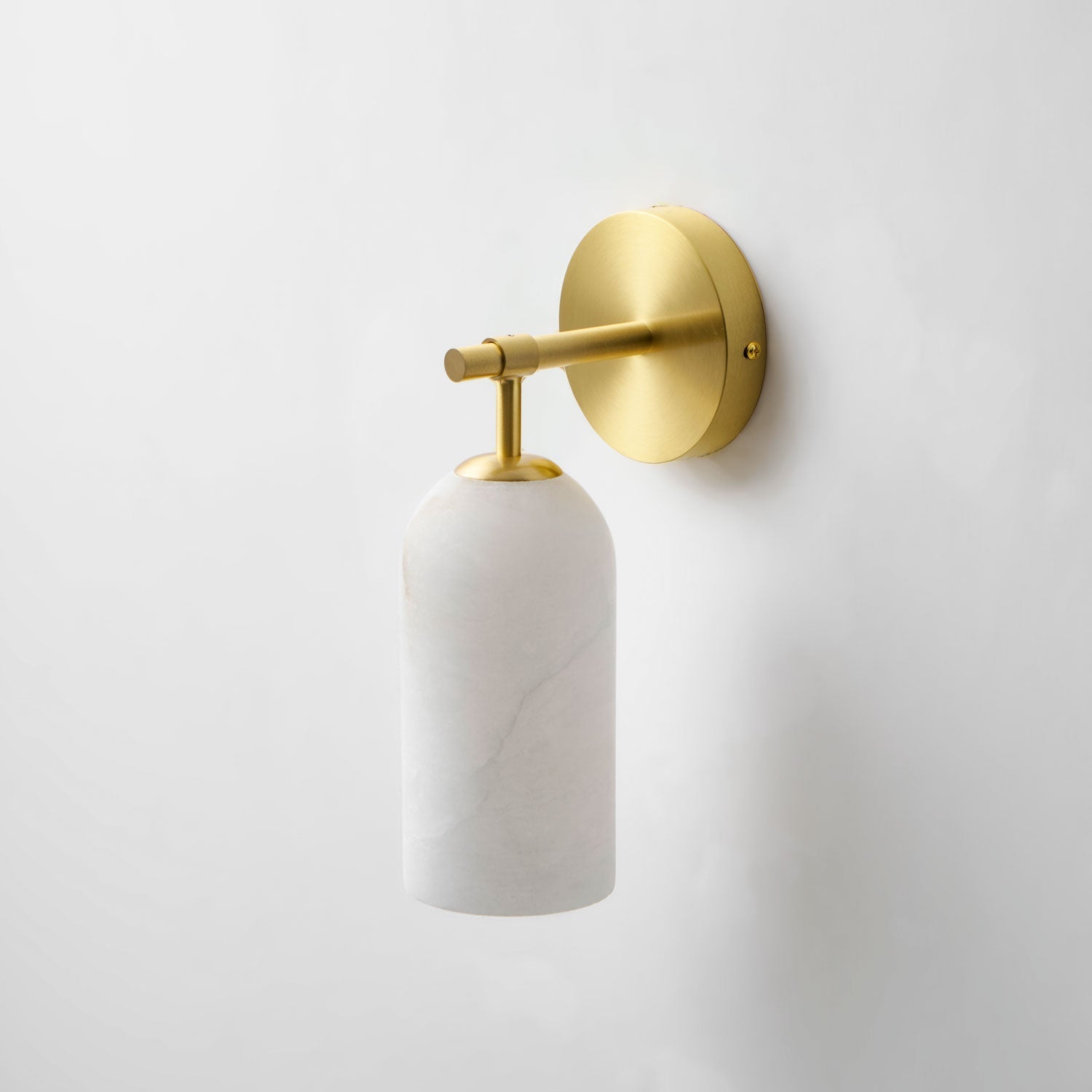 Beaustead Pillar Alabaster Indoor Wall Light