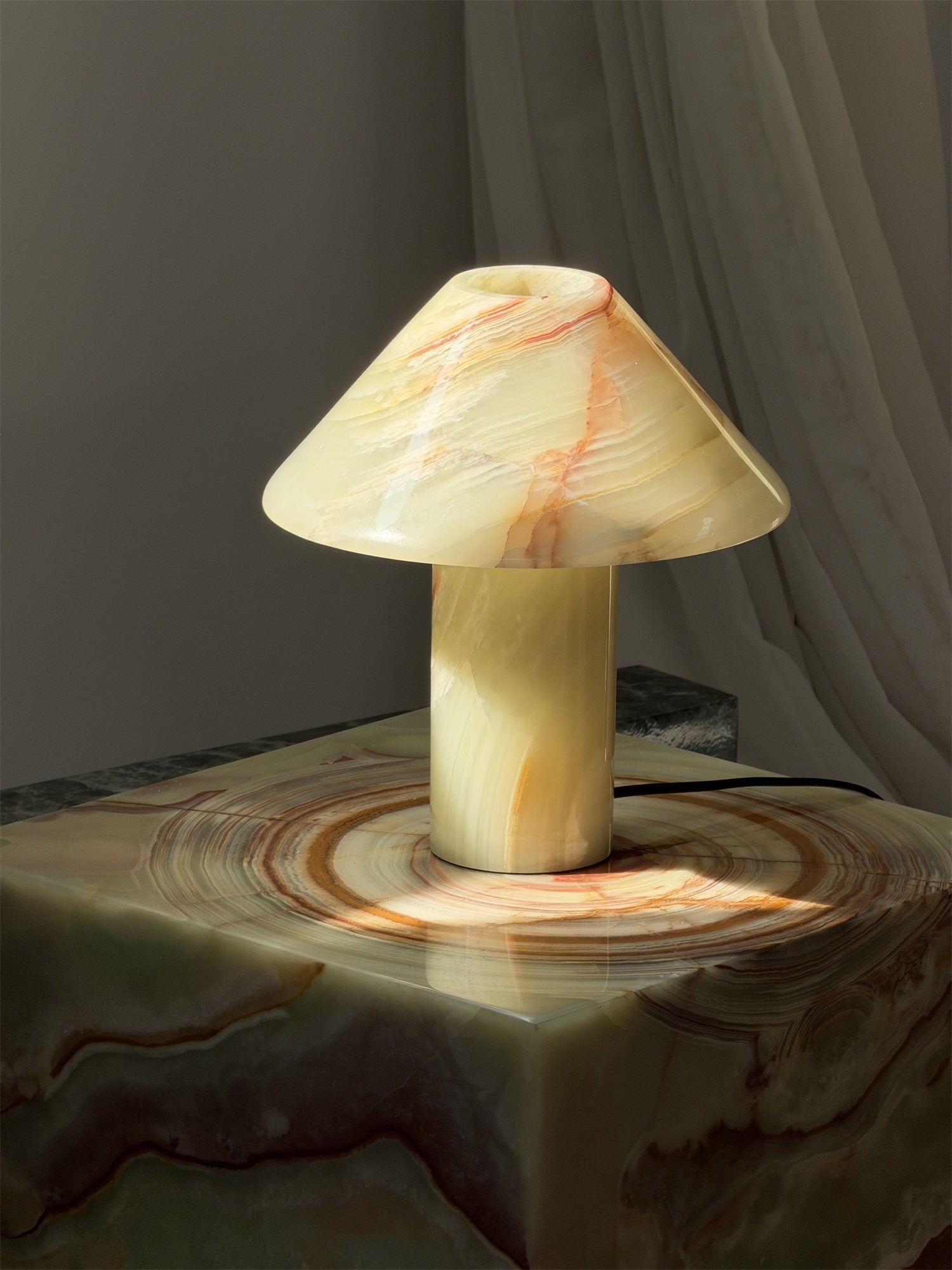 Pillar Stone Table Light