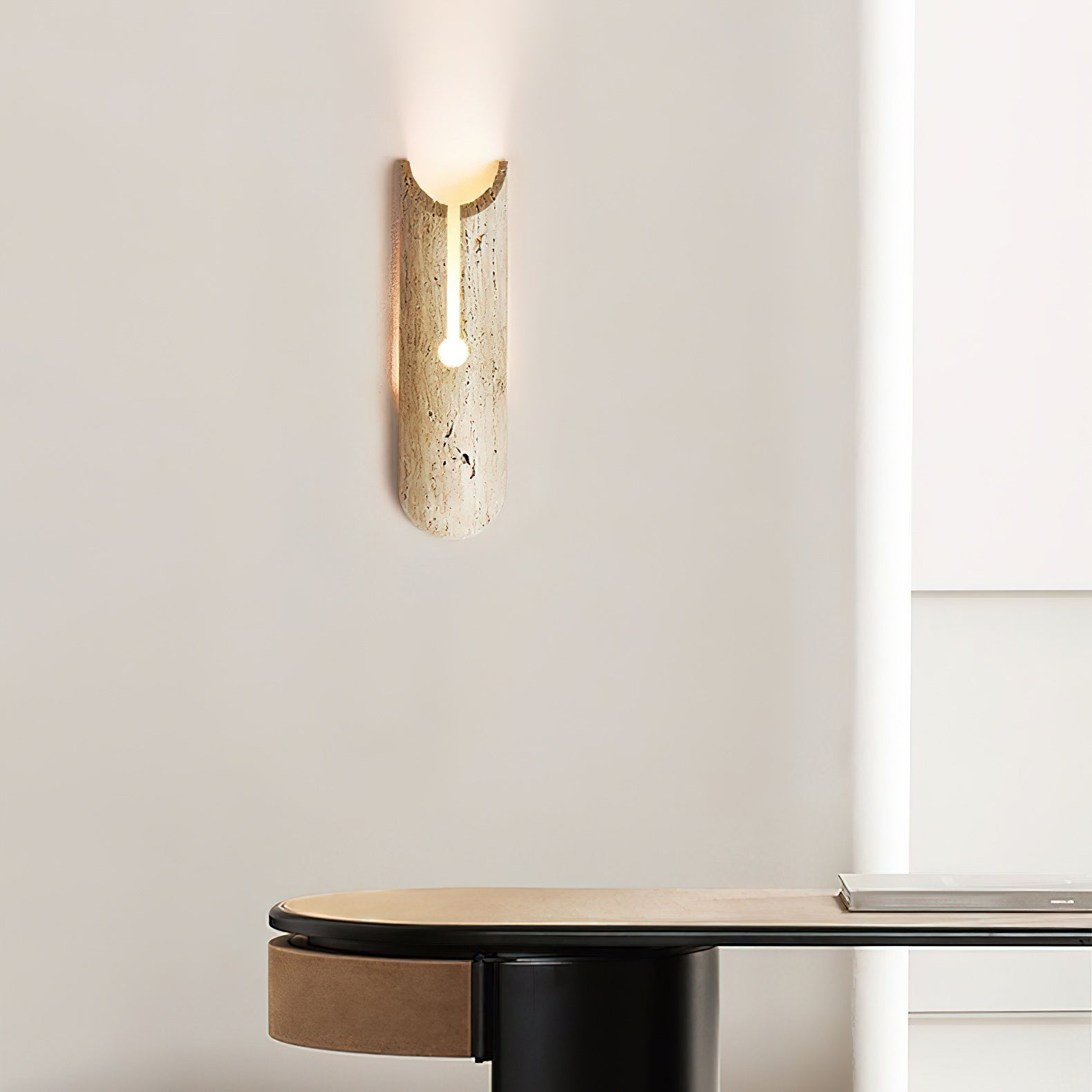 Olnorila Travertine Wall Lamp