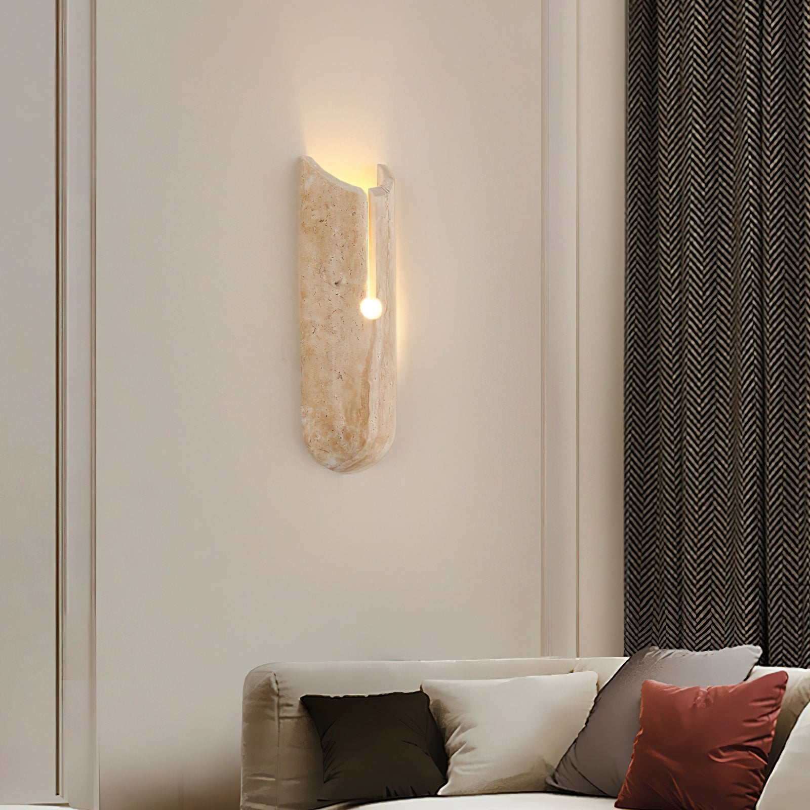 Olnorila Travertine Wall Lamp