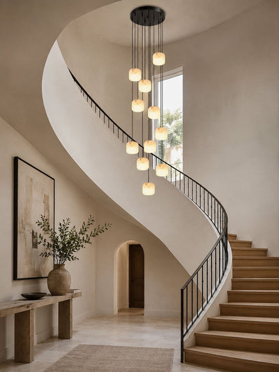 Serelle Alabaster Cluster Chandelier