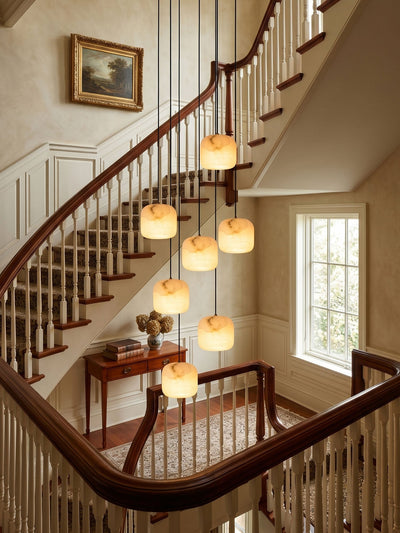 Serelle Alabaster Cluster Chandelier