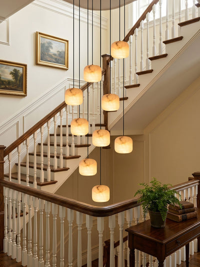 Serelle Alabaster Cluster Chandelier