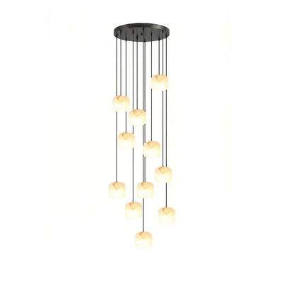 Serelle Alabaster Cluster Chandelier