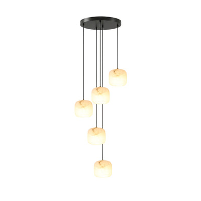 Serelle Alabaster Cluster Chandelier