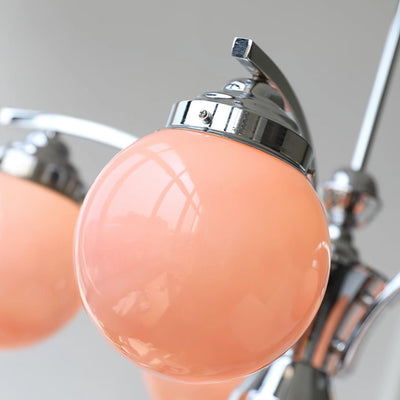 Lioreena Chandelier Pink Glass
