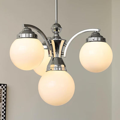 Lioreena Chandelier Pink Glass