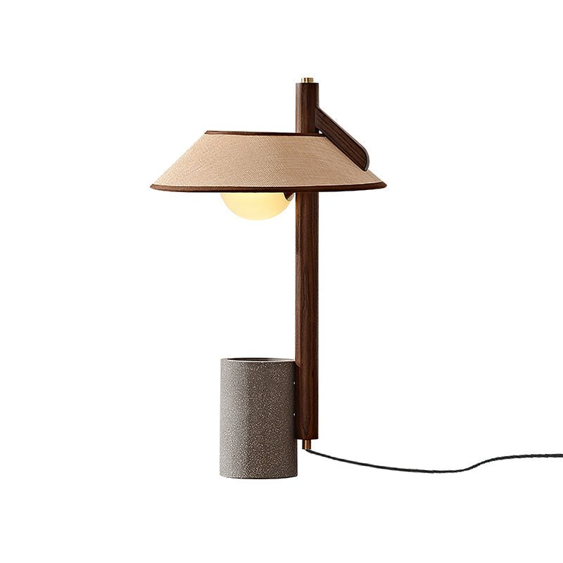 Damon Minimalist Wood Table Lamp