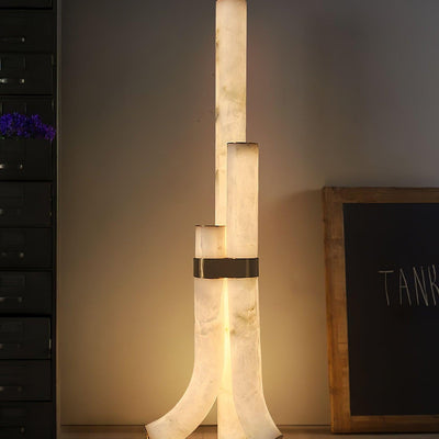 Nivoena Alabaster Floor Lamp