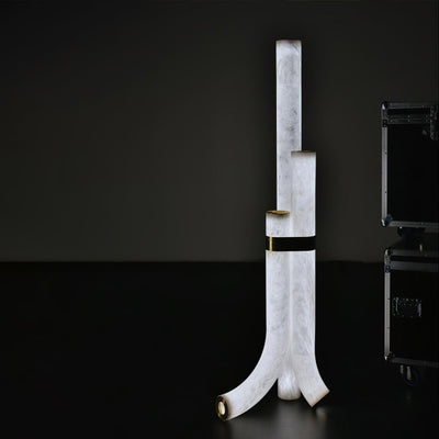 Nivoena Alabaster Floor Lamp