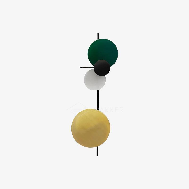 Mirq Wall Lamp Magnetic Discs Artistic
