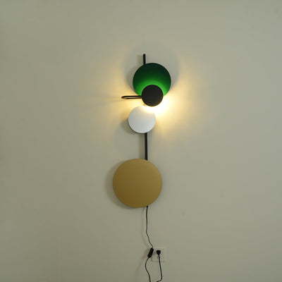 Jillian Modern Minimalist Plug-in Wall Lamp