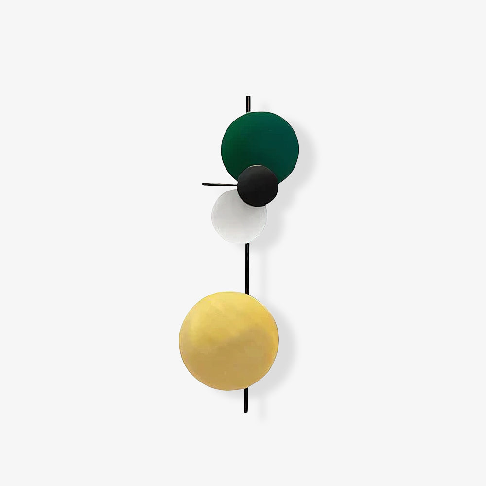 Mirq Wall Lamp Magnetic Discs Artistic