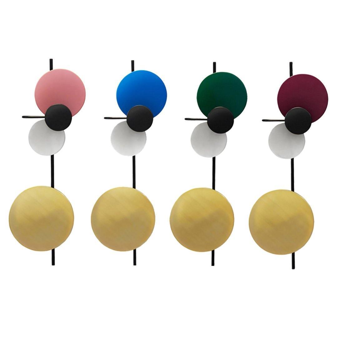 Mirq Wall Lamp Magnetic Discs Artistic